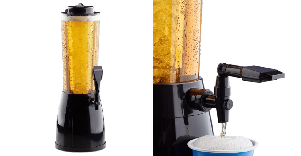 Relaxdays Biertoren met tap, thuistap