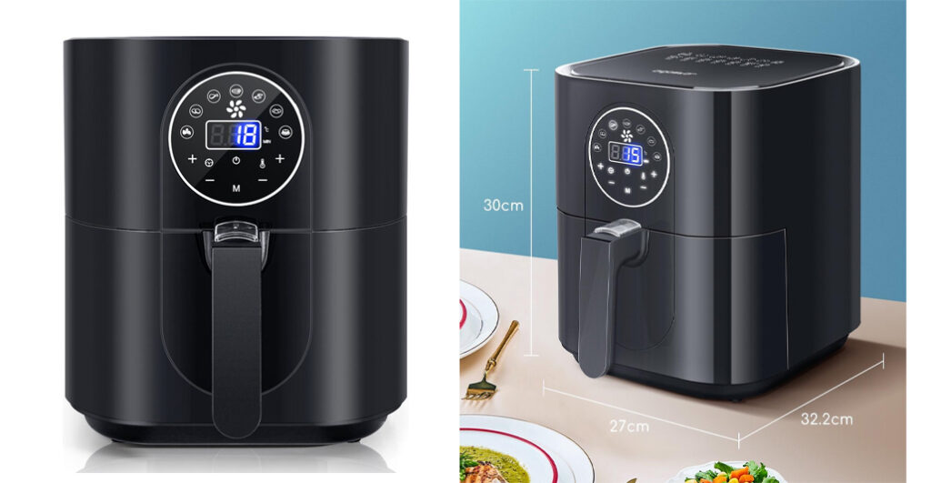 Aigostar Mini Cube 30VPH Airfryer