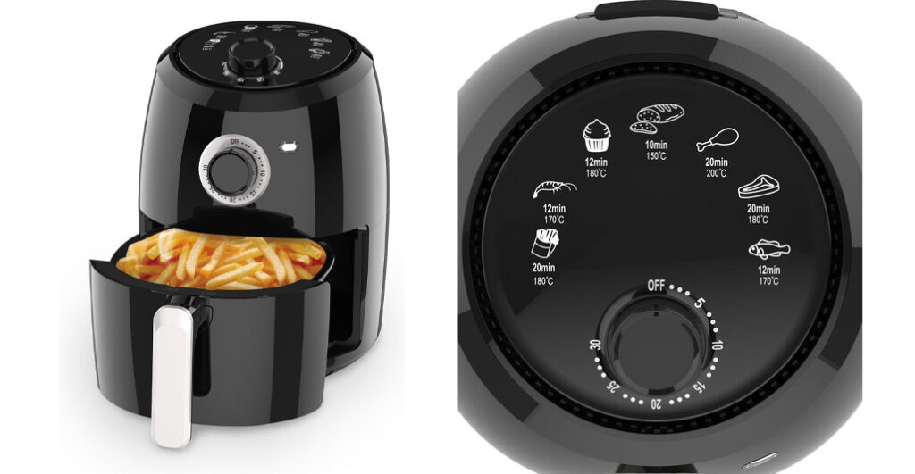Daewoo DHFRYER Airfryer - Heteluchtfriteuse Compact